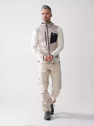 ORTOVOX | Chaqueta polar con capucha Grid para hombre | beige